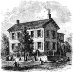 Abraham Lincoln Home: 
			  Mr. Lincoln's home in Springlield, Illinois