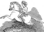 American Indian Clipart: Indian on Horseback