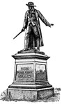 Battle of Bunker Hill: Statue of Colonel William Prescott at Bunker Hill