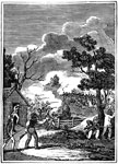 Battle of Lexington: Retreat of the British from Lexington