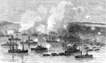 Battle of Roanoke Island: Bombardment of Roanoke Island