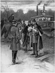 Battle of Shiloh: Gen. Grant's Arrival at the Battlefield of Shiloh