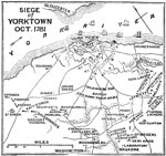 Battle of Yorktown: Plan of the Battle of Yorktown