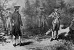Burr Duel: Duel of Aaron burr and Alexander Hamilton, July 11, 1804, in Weehawken, NJ