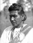 Choctaw Indians: Pisatuntema in Partial Native Dress with Hairstyle and Ornament