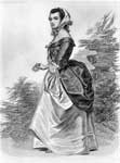 Colonial Clothes: Dress of a Young Virginia Lady