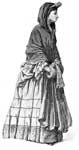 Colonial Fashion: Huguenot Lady in a French Dress, circa 1686