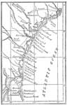 Colonial Georgia: Map of Georgia Coast