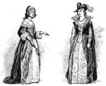 Colonial Women: Costumes of the Middle of the 17th Century