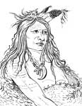 Comanche Indians: Ee-Shah-Ko-Nee, The Bow and Quiver - First Chief of the Comanche