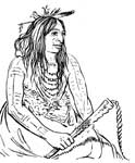 Comanche Indians: Ish-a-Ro-Yeh, He Who Carries a Wolf