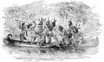 Creek Indians: Canoe Fight