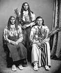 Crow Indians: Group of Three Men