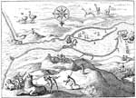 Ferdinand Magellan: Port Julian - From an Old Copper Print