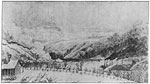 Fort Donelson: Battle of Fort Donelson from an Old India Ink Sketch by Admiral Walke