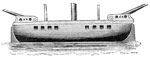 Fulton Steamboat: The Demologos or Fulton the First - The First Steam Vessel-of-War in the World