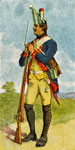 Hessian Soldiers: Uniform of a Hessian Grenadier of Rall's Regiment