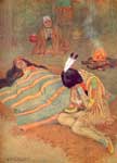 Hiawatha the Indian: Seven Long Days and Nights He Sat There.  Hiawatha, Minnehaha and Nokomis
