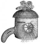 Hopi Kachina Masks: Side View of Duck Kachina Helmet
