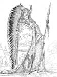 Indian Chiefs: Ee-Ah-Sa-Pa, The Black Rock - Sioux Chief