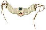 Indian Clothing: Ute Necklace with Medicine Made of Shells from the Gulf of Mexico