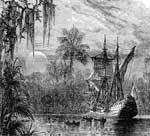 Juan Ponce de Leon: Ponce de Leon in St. John's River