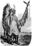 Mandan: Mah-To-Toh-Pa, Second Chief of the Mandan in the Year 1883