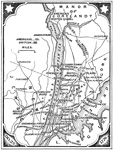Maps of Battles of the Revolutionary War: Plan of the Battle of White Plains