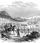 Mexican War: General Pierce Landing in Mexico