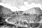 Mexican War: American Army Entering Puebla