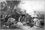 Minutemen: Minutemen Harassing the British on their Retreat from Lexington