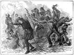 Modoc Indians: Massacre of the Commissioners by the Modocs