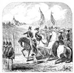 Mormon History: General Joseph Smith Reviewing the Nauvoo Legion
