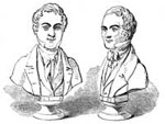 Mormon Leaders: Joseph and Hyrum Smith from the Busts by Gahagan