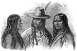 Native American Graphics: Flatbow and Kootenai Indians Near the Wester Side of the Rocky Mountains