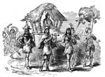 Native American Pictures: Carrying the Betrothed to the Cacique
