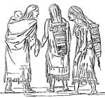 Native American Women: Indian Method of Cradling and Carrying Children