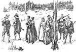 New England Colonies: Pilgrims going to Church