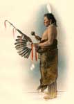 Pawnee Indians: The Kurahus in Ceremonial Dress to Illustrate Hako, a Pawnee Ceremony