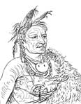 Pawnee Indians: Wee=Ta-Ra-Sja-Rp, Head Chief of Pawnee Pict