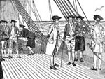 Pictures of Benjamin Franklin: Franklin On his Way to France