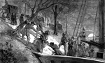 Pictures of the Underground Railroad: Arrival of a party of fifteen at League Island