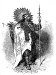 Plains Indians: Crow Chief, from the Rocky Mountains, in Gala Dress