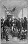 President Washington: Washington Taking Leave of his Officers