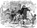 Revolutionary War: Paul Revere Scattering Handbills
