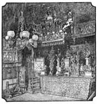 San Francisco Pictures: Interior of Chinese Joss-House
