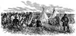 Sioux Indians: Capture of Indian Camp
