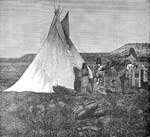 Teepees: Shoshones with Annuity Goods