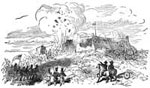 War of 1812 Battles: Fort Erie Bastion Blown Up