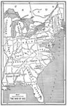 War of 1812: Map of the War of 1812